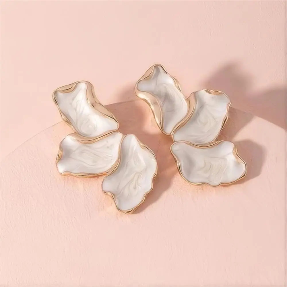 Ethereal Petal Drop Earrings
