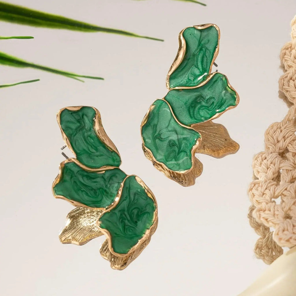 Ethereal Petal Drop Earrings