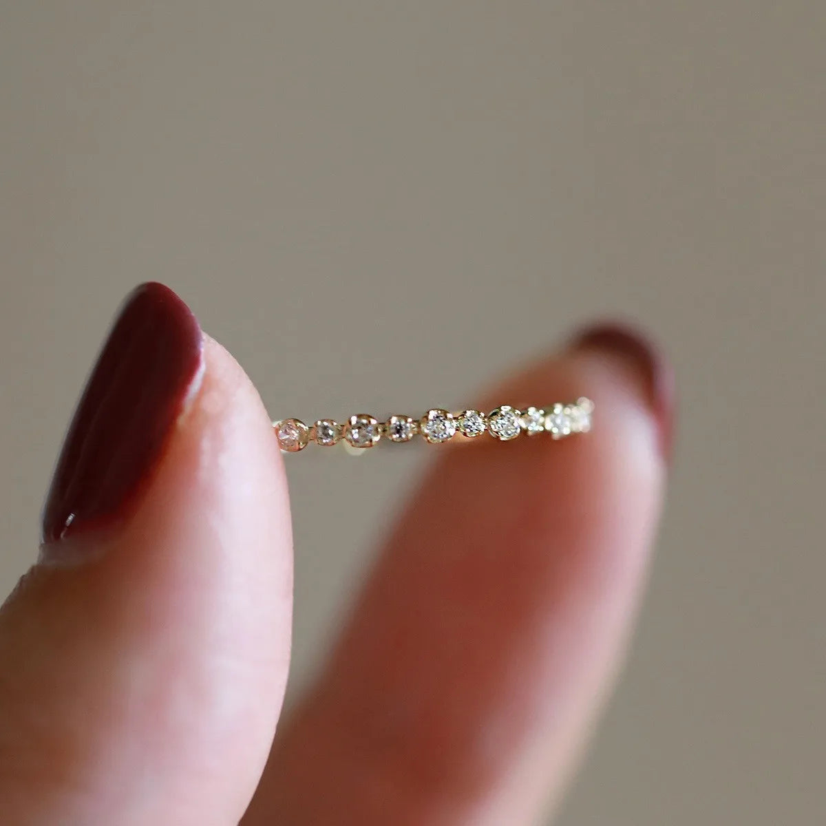 Lumière Dainty Diamond Band