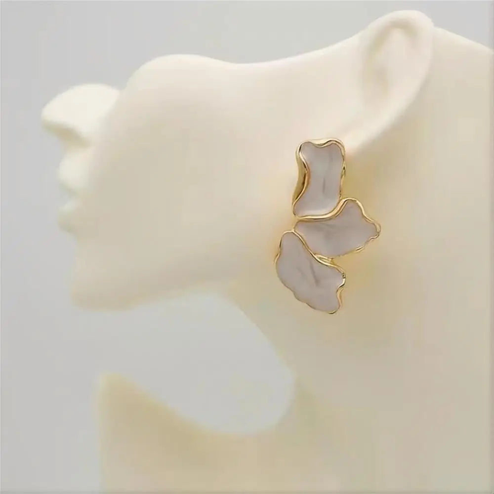 Ethereal Petal Drop Earrings