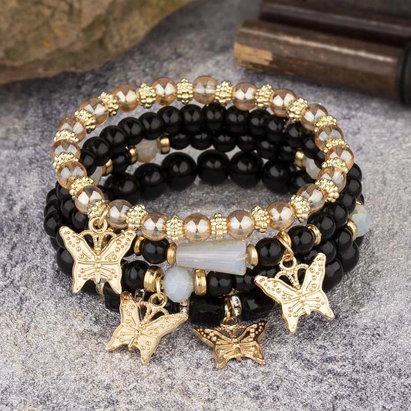 Aurora Butterfly Luxe Bracelet Set