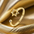 Celestial Star Open Cuff Ring