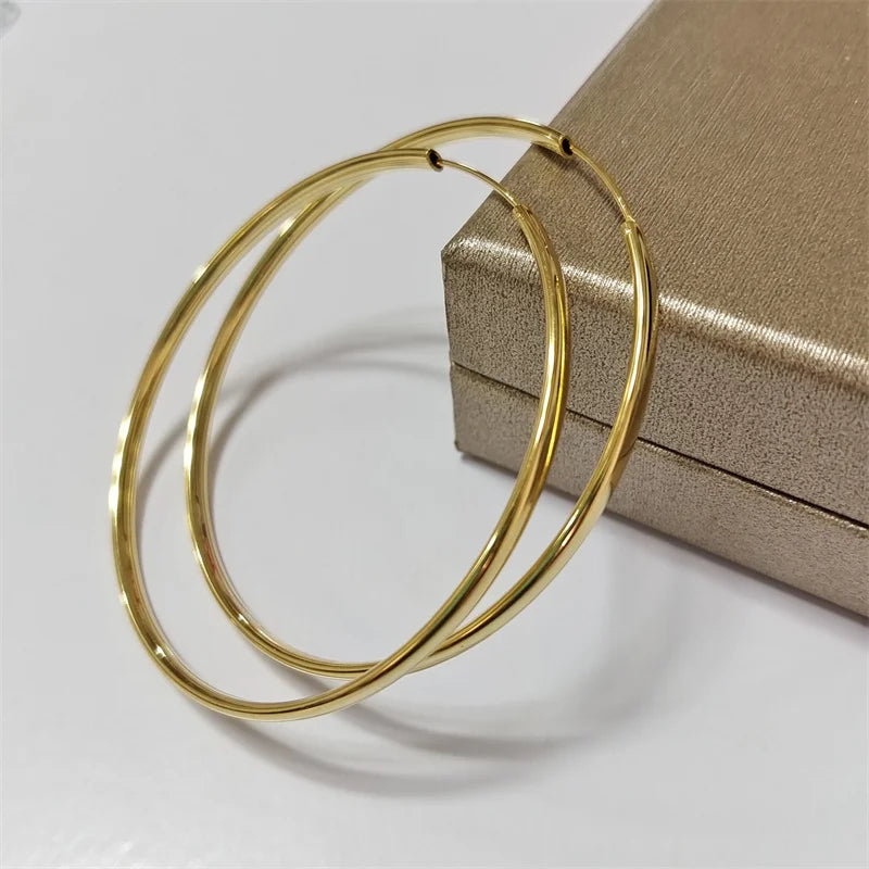 Aurora Classic Gold Hoops