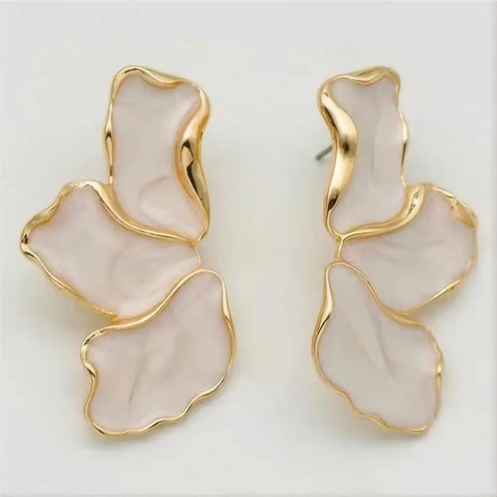 Ethereal Petal Drop Earrings