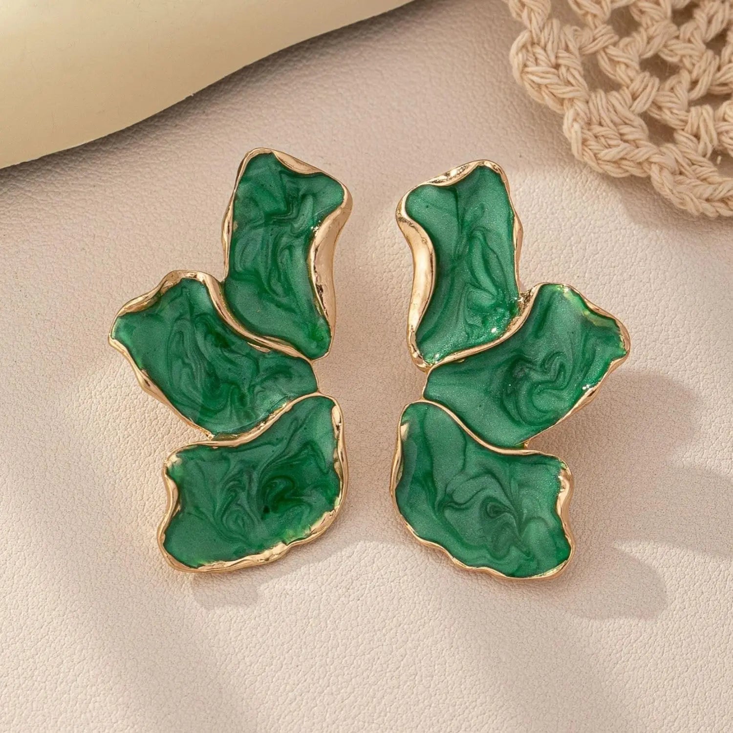 Ethereal Petal Drop Earrings