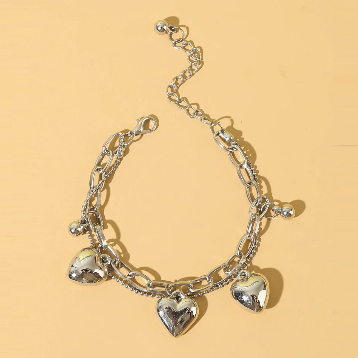 Golden Amour Charm Bracelet