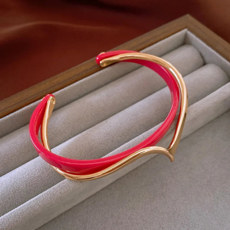 Blush Luxe Twist Bracelet