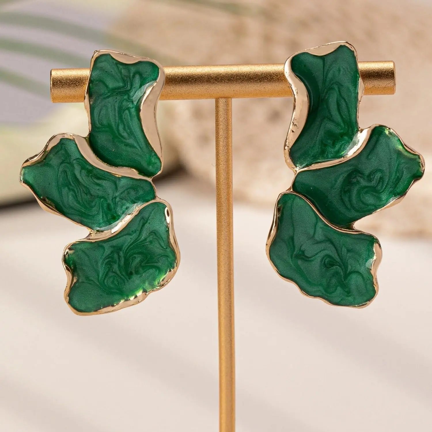 Ethereal Petal Drop Earrings