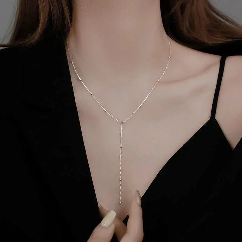 Serenity Layered Drop Necklace