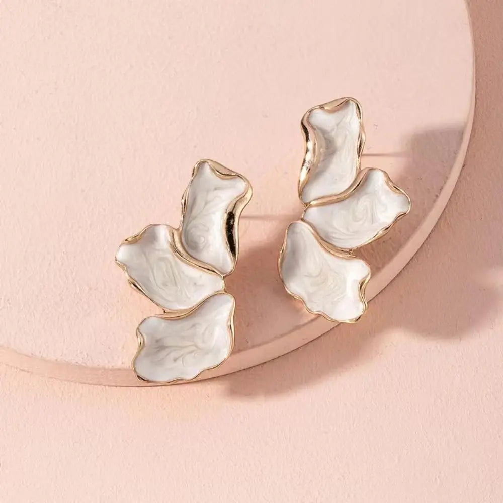 Ethereal Petal Drop Earrings