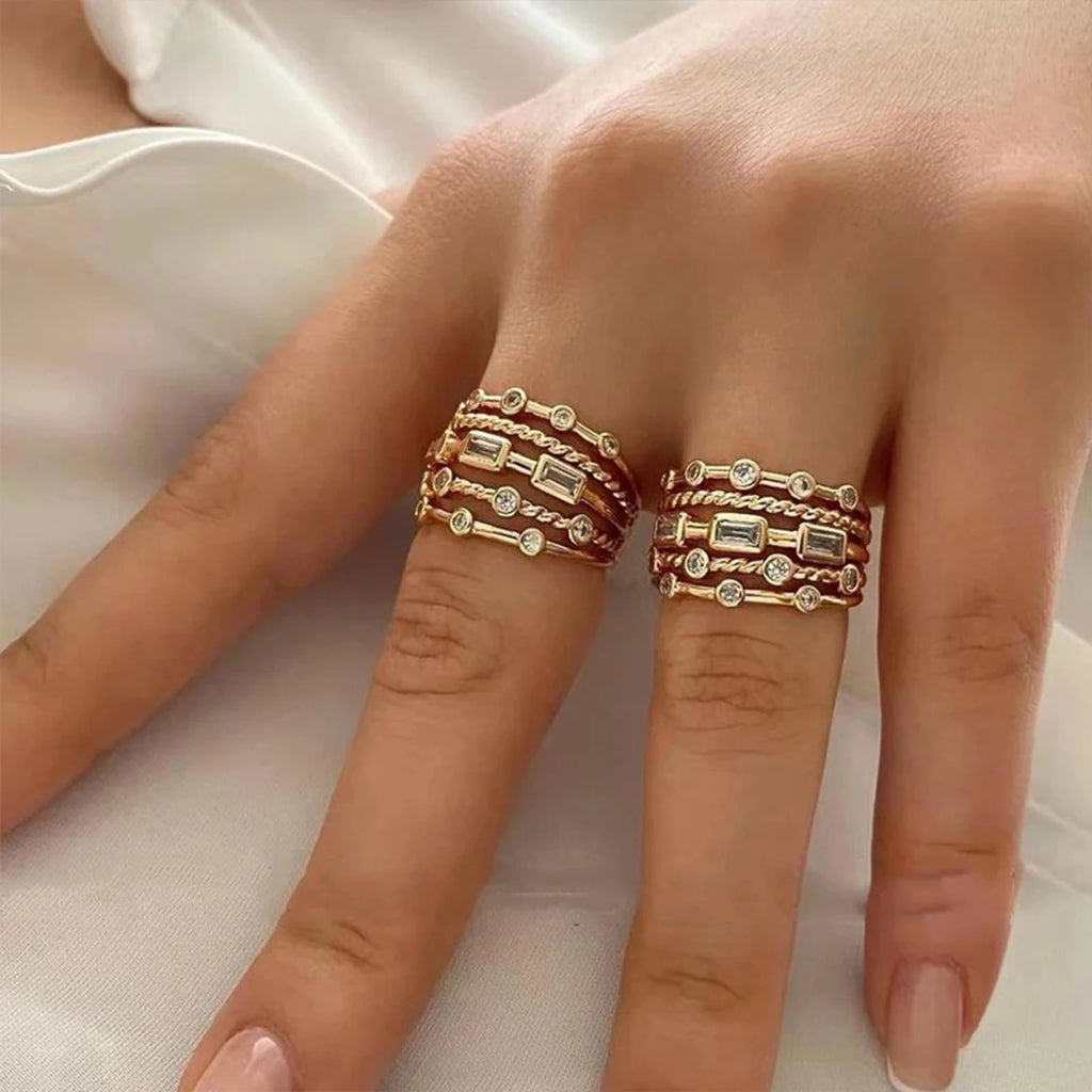 Imperial Luxe Layered Cuff Ring
