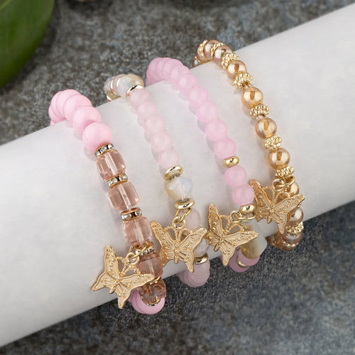 Aurora Butterfly Luxe Bracelet Set