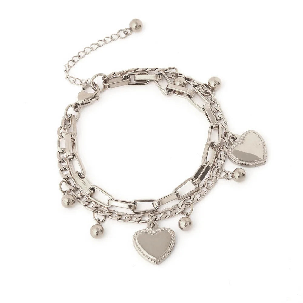 Golden Amour Charm Bracelet