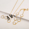 Luna Clover Elegance Bracelet/Earrings and necklace