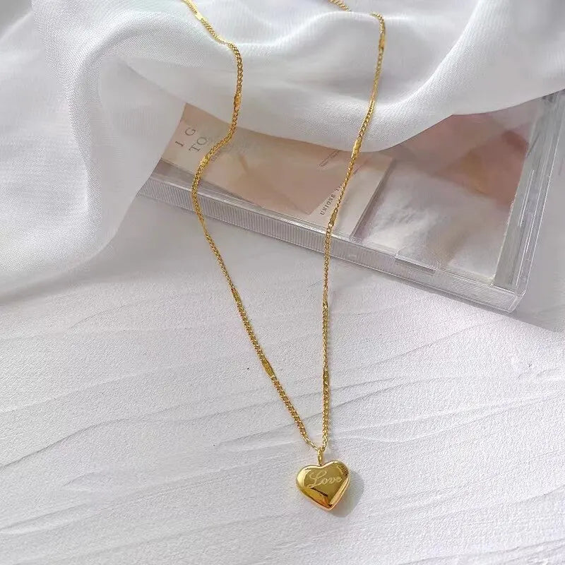 Forever Love Heart Pendant Necklace